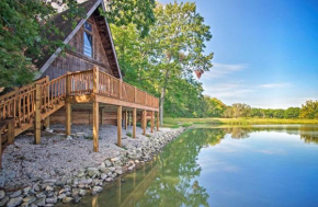 Lakefront A-Frame Cabin with Community Perks